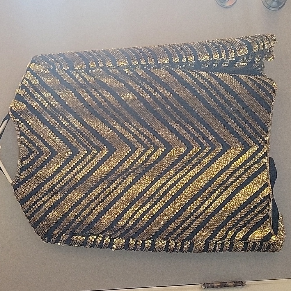 Gold Sequin Spenser Jeremy Jacket - image 4